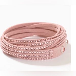 Touchstone Crystal Wrap Star in Vintage Rose